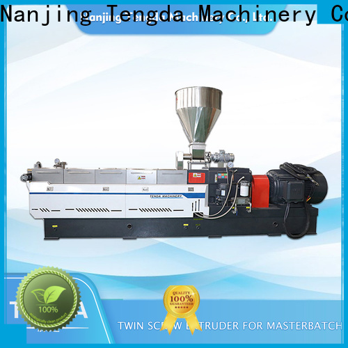 TENGDA Best screw extruder machine factory for plastic