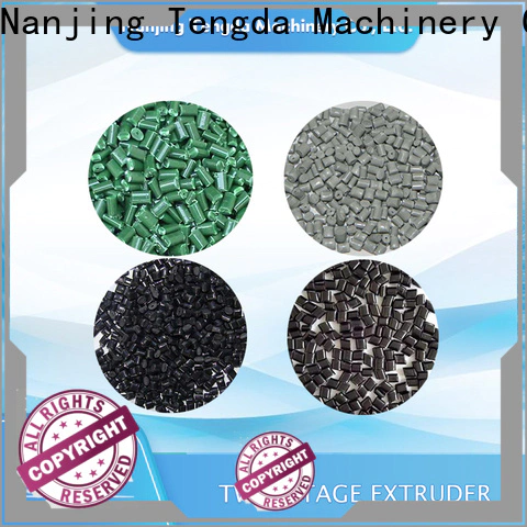 TENGDA double screw extruder machine manufacturers for plastic
