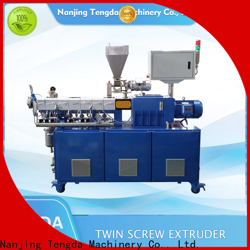TENGDA lab scale twin screw extruder company for PVC pipe
