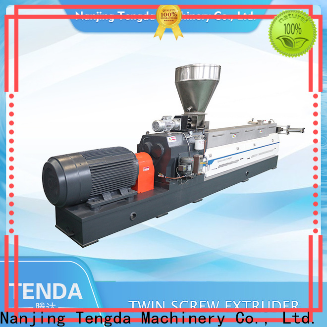 TENGDA parallel twin screw extruder factory for clay