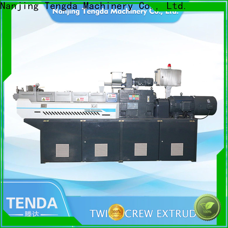 TENGDA lab scale twin screw extruder company for clay