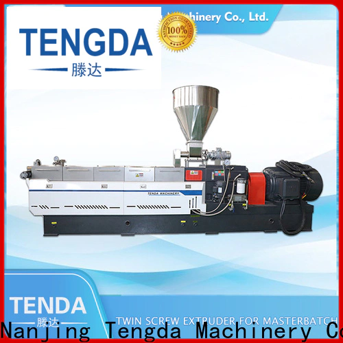TENGDA Best double screw extruder factory for plastic