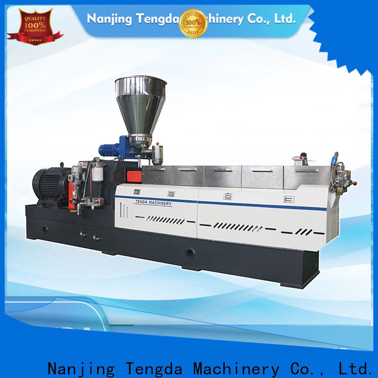 TENGDA Latest parallel twin screw extruder company for PVC pipe