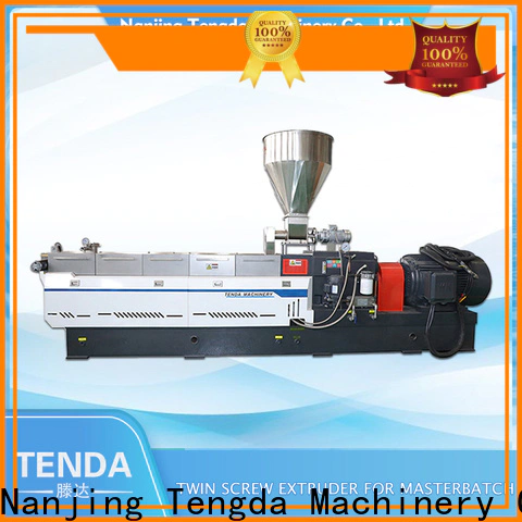 TENGDA steer twin screw extruder company for PVC pipe