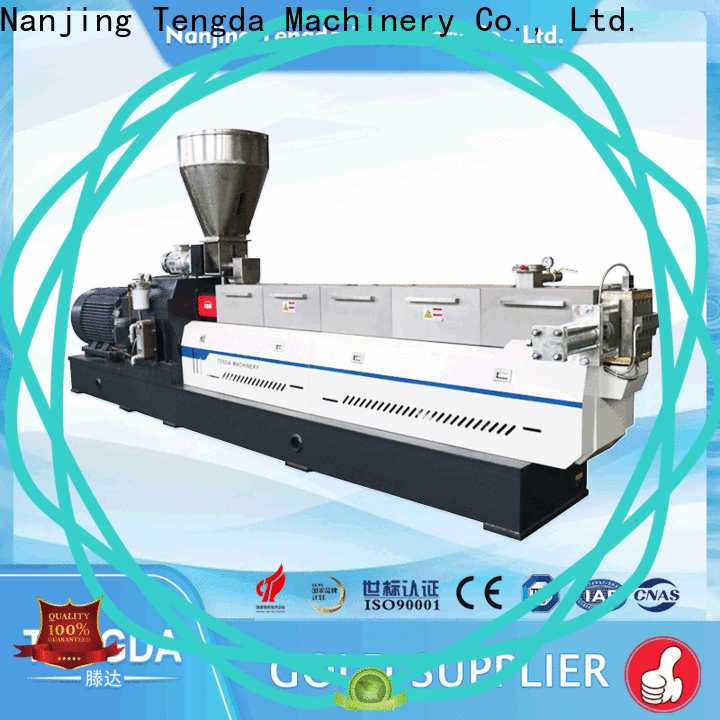 TENGDA twin screw extrusion machine factory for plastic