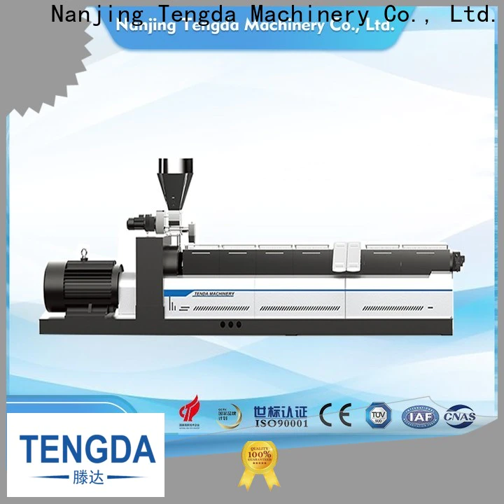 TENGDA New single screw extruder company for PVC pipe