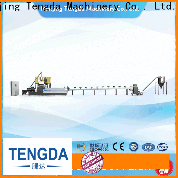 TENGDA twin screw extruder price list company for food