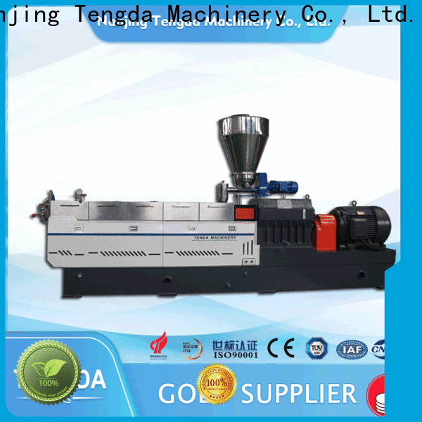 TENGDA parallel twin screw extruder company for clay