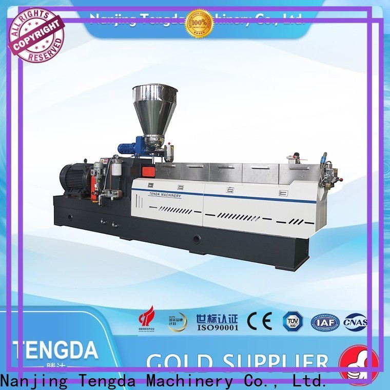 TENGDA twin screw rubber extruder manufacturers for plastic