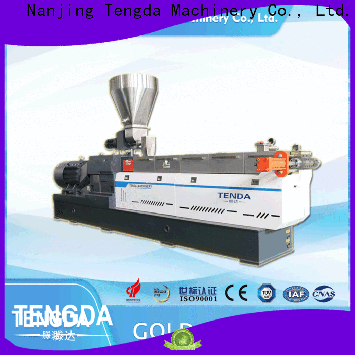 TENGDA High-quality parallel twin screw extruder manufacturers for PVC pipe