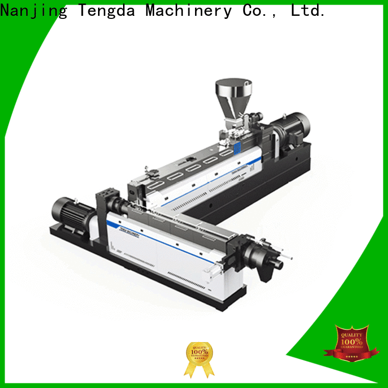 TENGDA Top two stage extruder machine factory for plastic