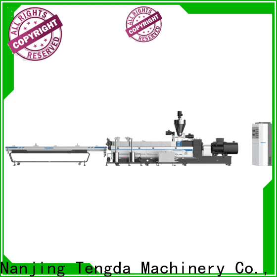 TENGDA Latest twin screw extruder machine factory for clay