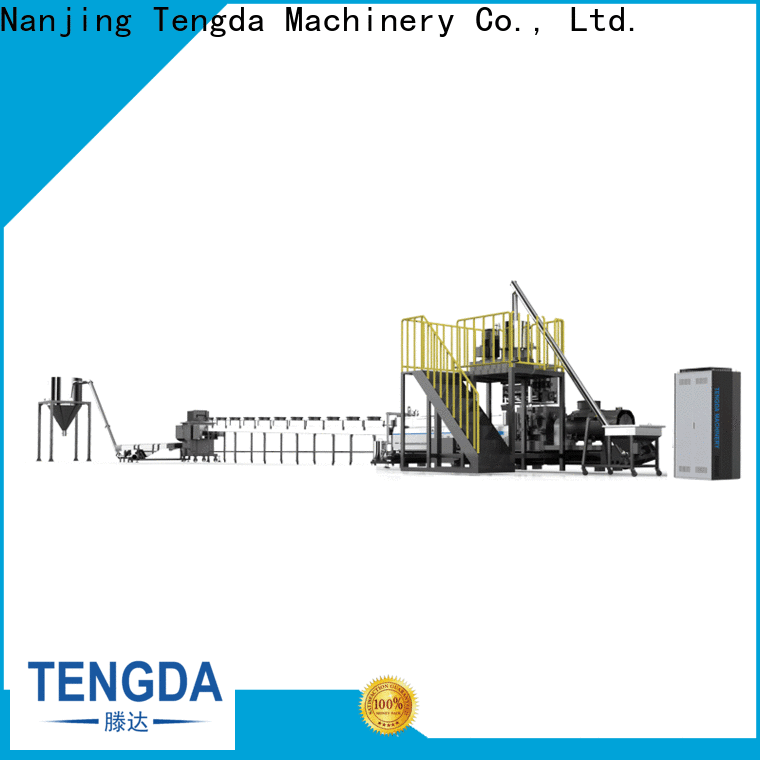 TENGDA New recycling extruder machine supply for food