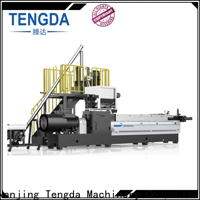 TENGDA New dual screw extruder company for PVC pipe