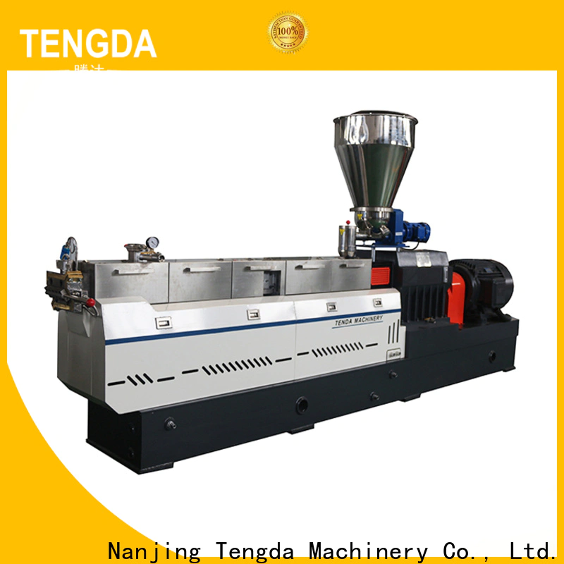 TENGDA pet bottle flakes recycling extruder for business for plastic