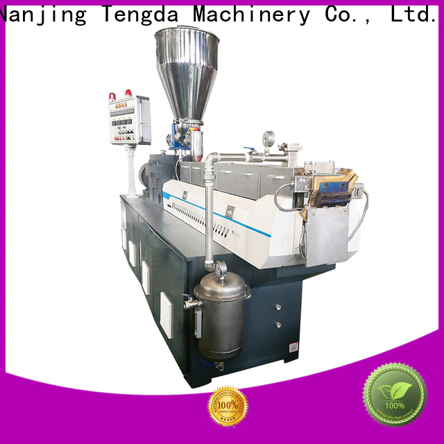 TENGDA compounding twin screw extruder company for plastic