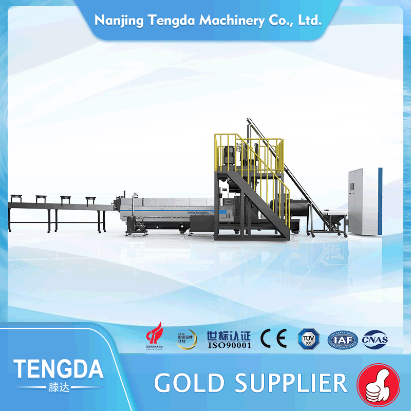 TENGDA twin screw extrusion machine factory for plastic-1