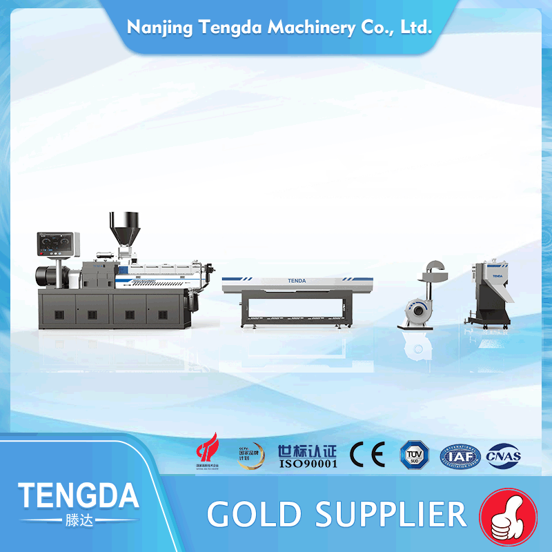 TENGDA lab scale twin screw extruder company for PVC pipe-2