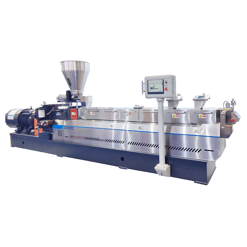 Twin screw polymer compounding extruder machine for EVA PVC PP PE