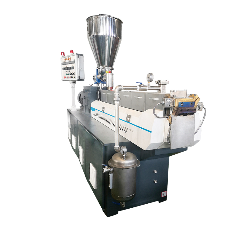 PP PE PVC Plastic Resins Small Twin Screw Compounding Extruder