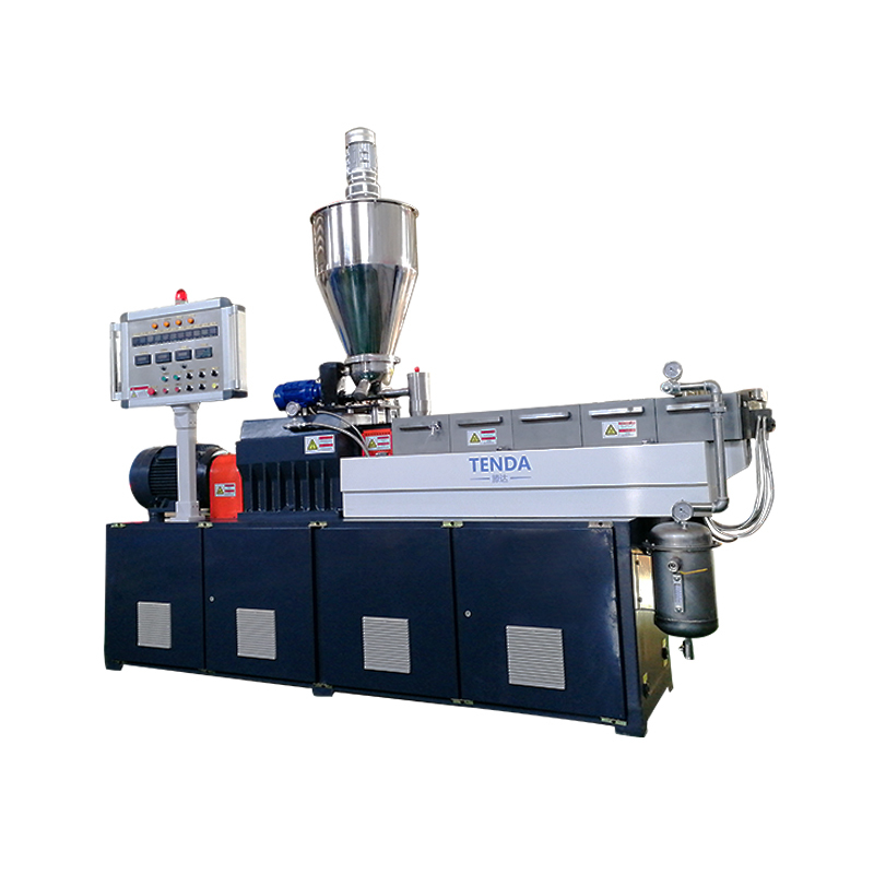 mini lab plastic masterbatch polymer compounding parallel co-rotating twin screw extruder