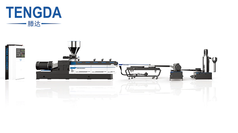 TENGDA Machinery two screw extruder for PP/PA/ABS/AS/POM
