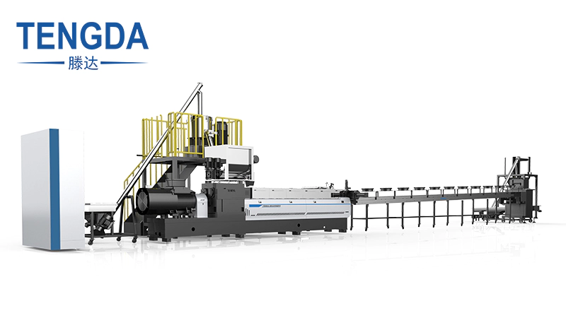 TENGDA Machinery two screw extruder for PP/PVA/PE/PBT/ABS etc.