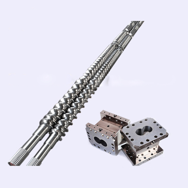 High wear-resistant mini extruder screw shaft for twin screw extruder